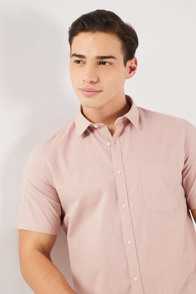 Solid-Cotton-Slim-Fit-Men-s-Casual-Wear-Shirt