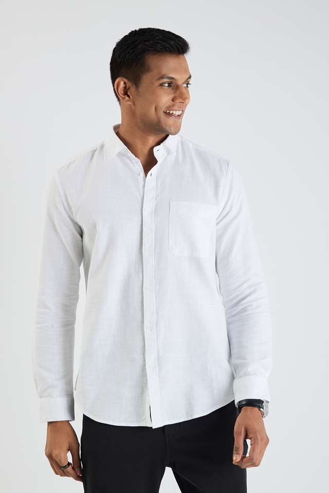 Textured-Cotton-Slim-Fit-Men-s-Casual-Wear-Shirt
