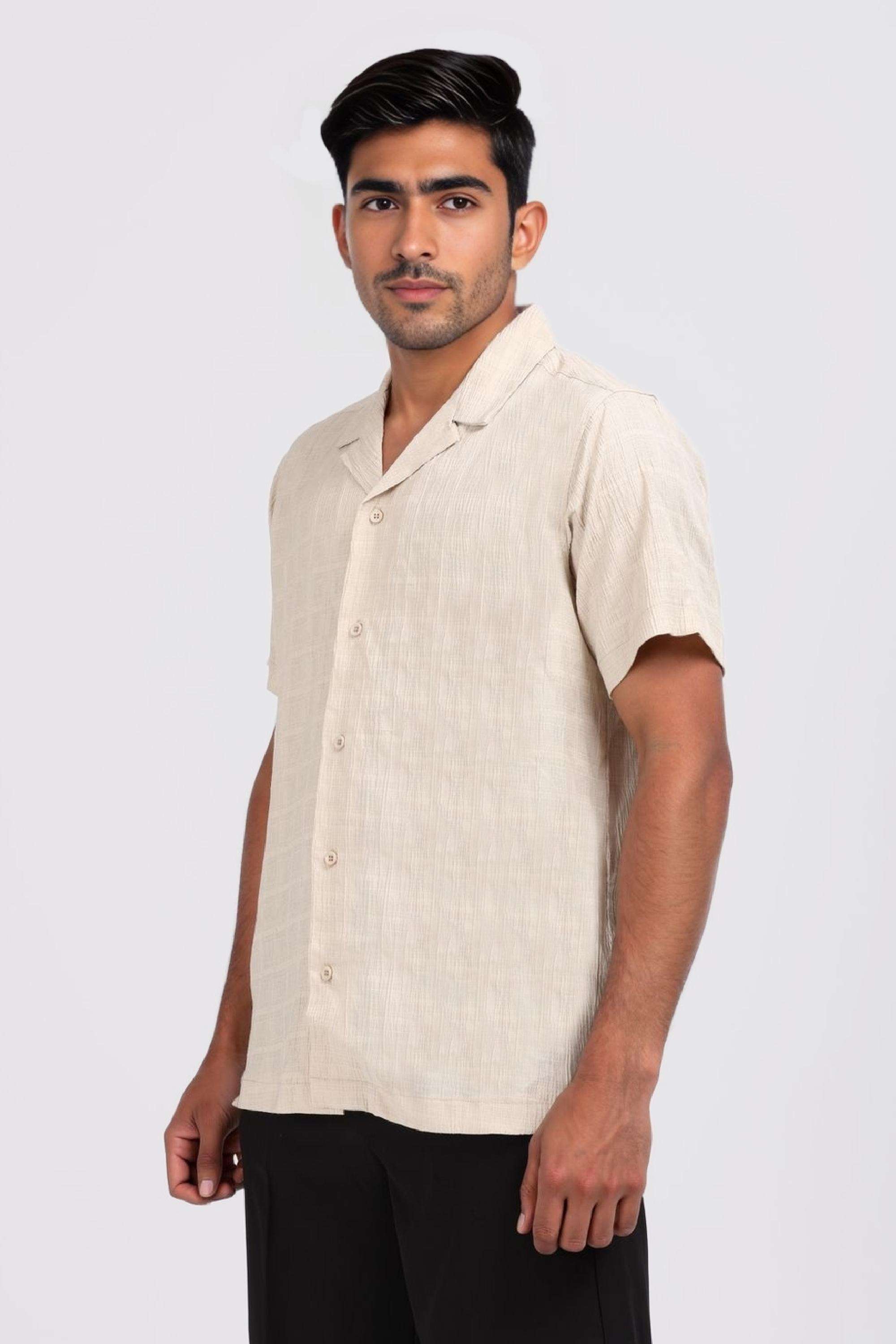 Blended-Fabric-Regular-Fit-Men-Shirt