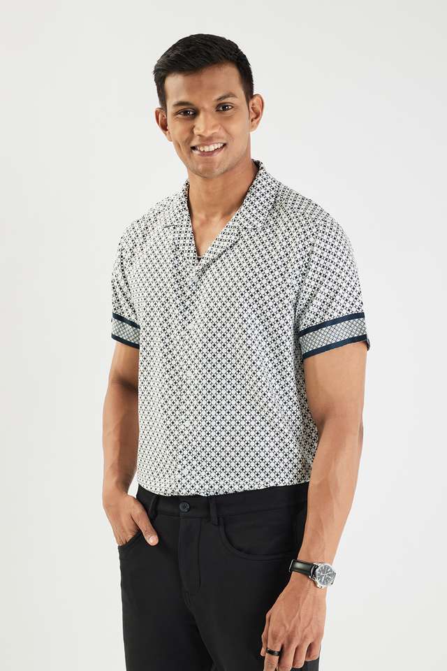 Printed-Modal-Slim-Fit-Men-s-Casual-Wear-Shirt