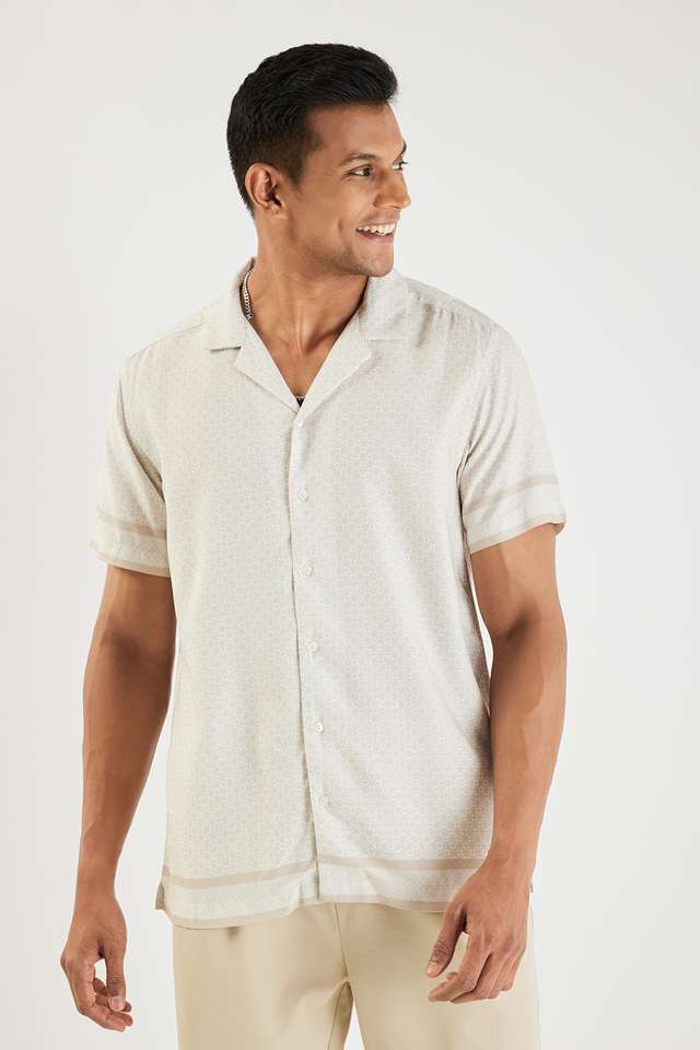 Printed-Modal-Slim-Fit-Men-s-Casual-Wear-Shirt