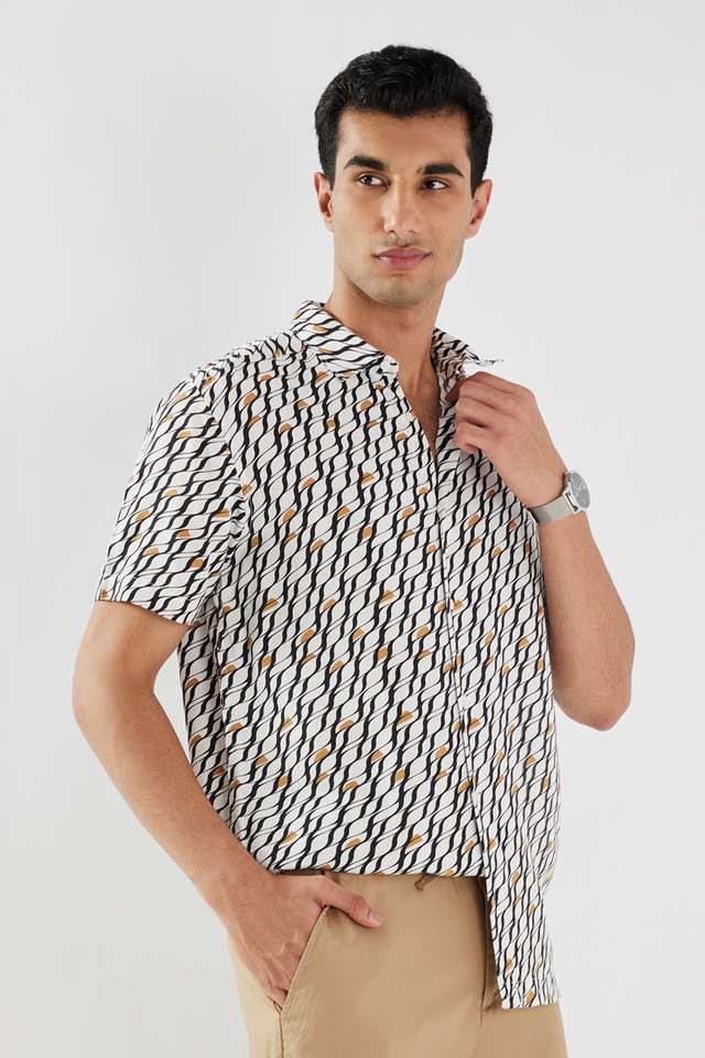 Printed-Modal-Slim-Fit-Men-s-Casual-Wear-Shirt