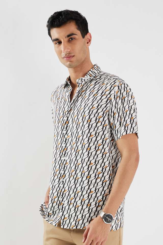Printed-Modal-Slim-Fit-Men-s-Casual-Wear-Shirt