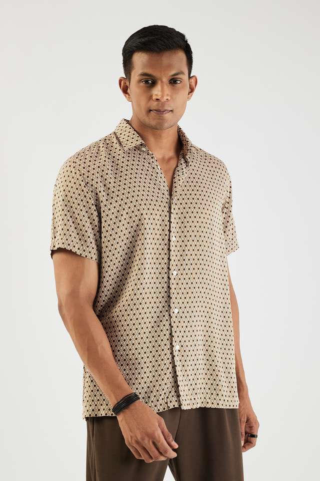 Printed-Modal-Slim-Fit-Men-s-Casual-Wear-Shirt
