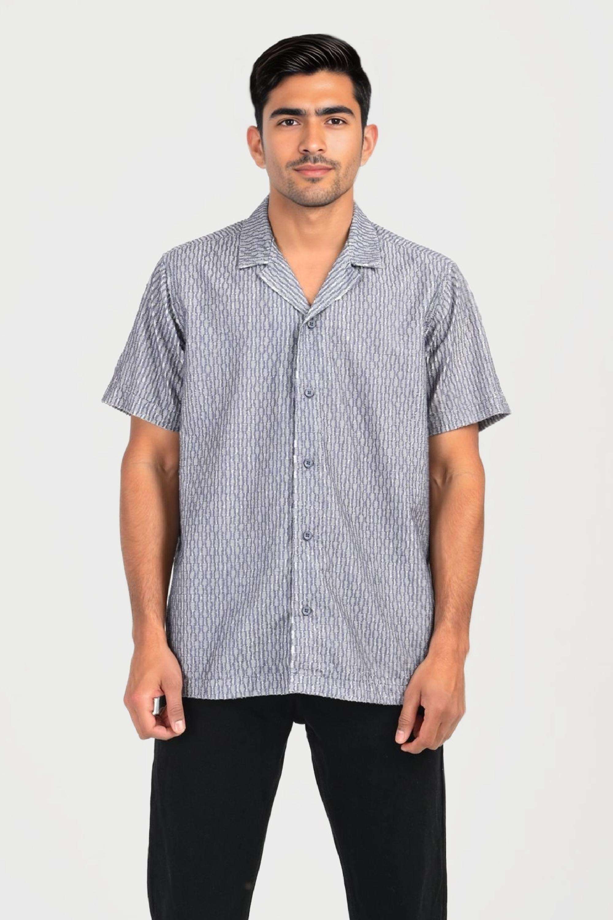 Blended-Fabric-Regular-Fit-Men-Shirt
