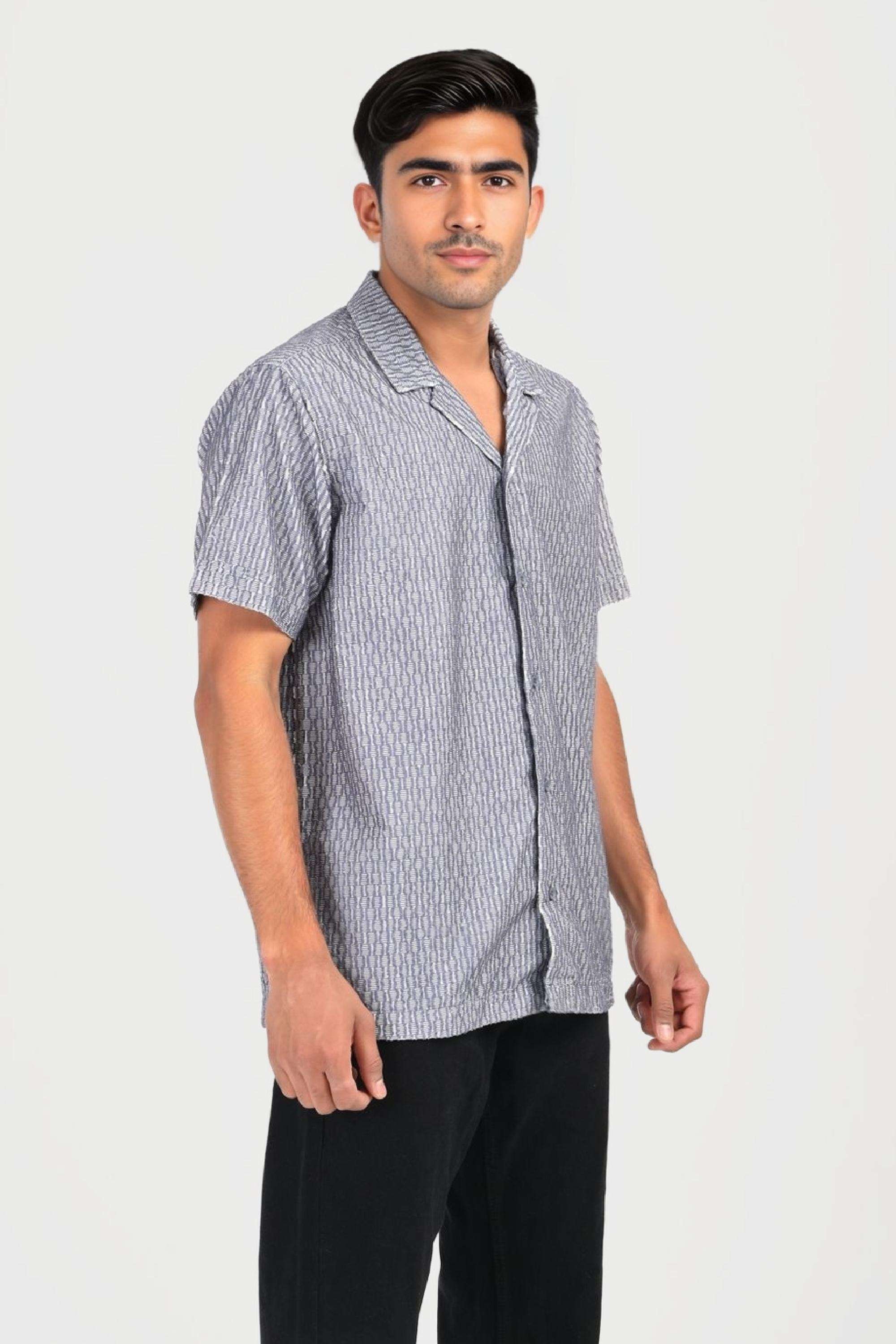 Blended-Fabric-Regular-Fit-Men-Shirt