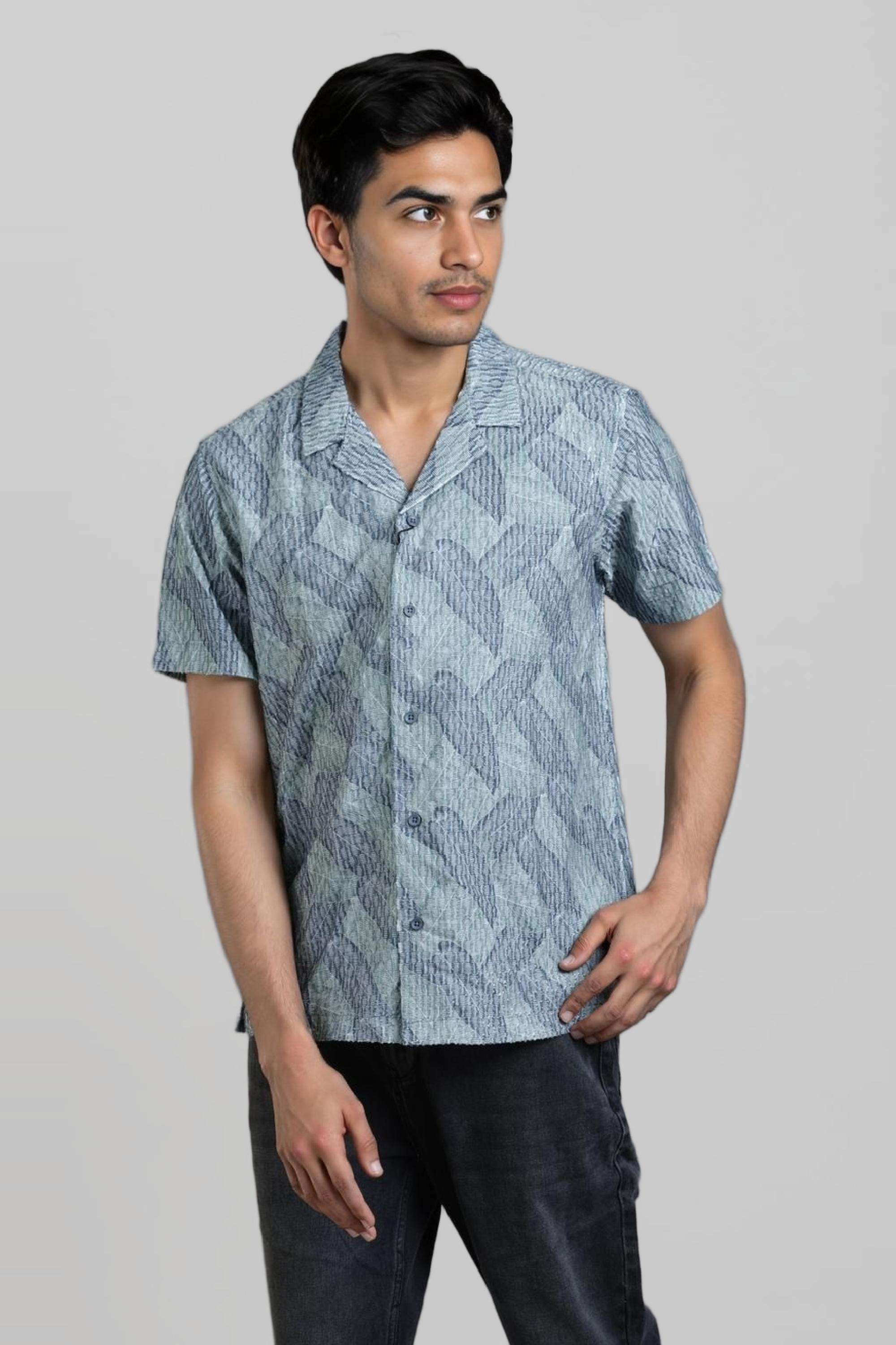 Blended-Fabric-Regular-Fit-Men-Shirt