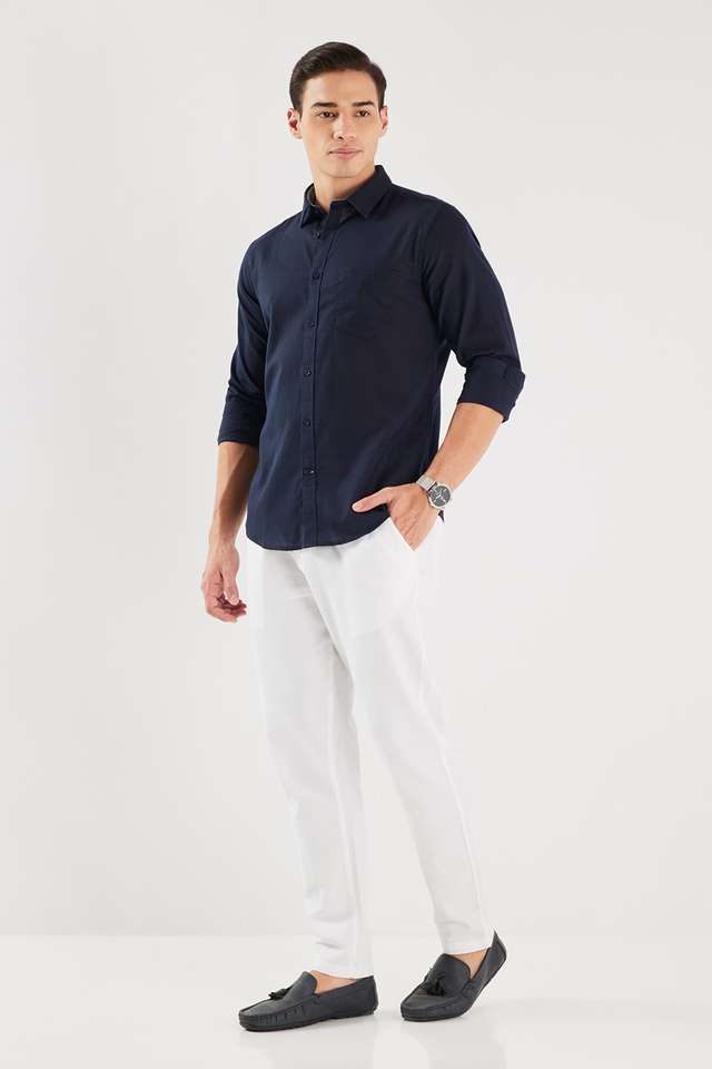 Solid-Cotton-Relaxed-Fit-Men-s-Casual-Wear-Trousers