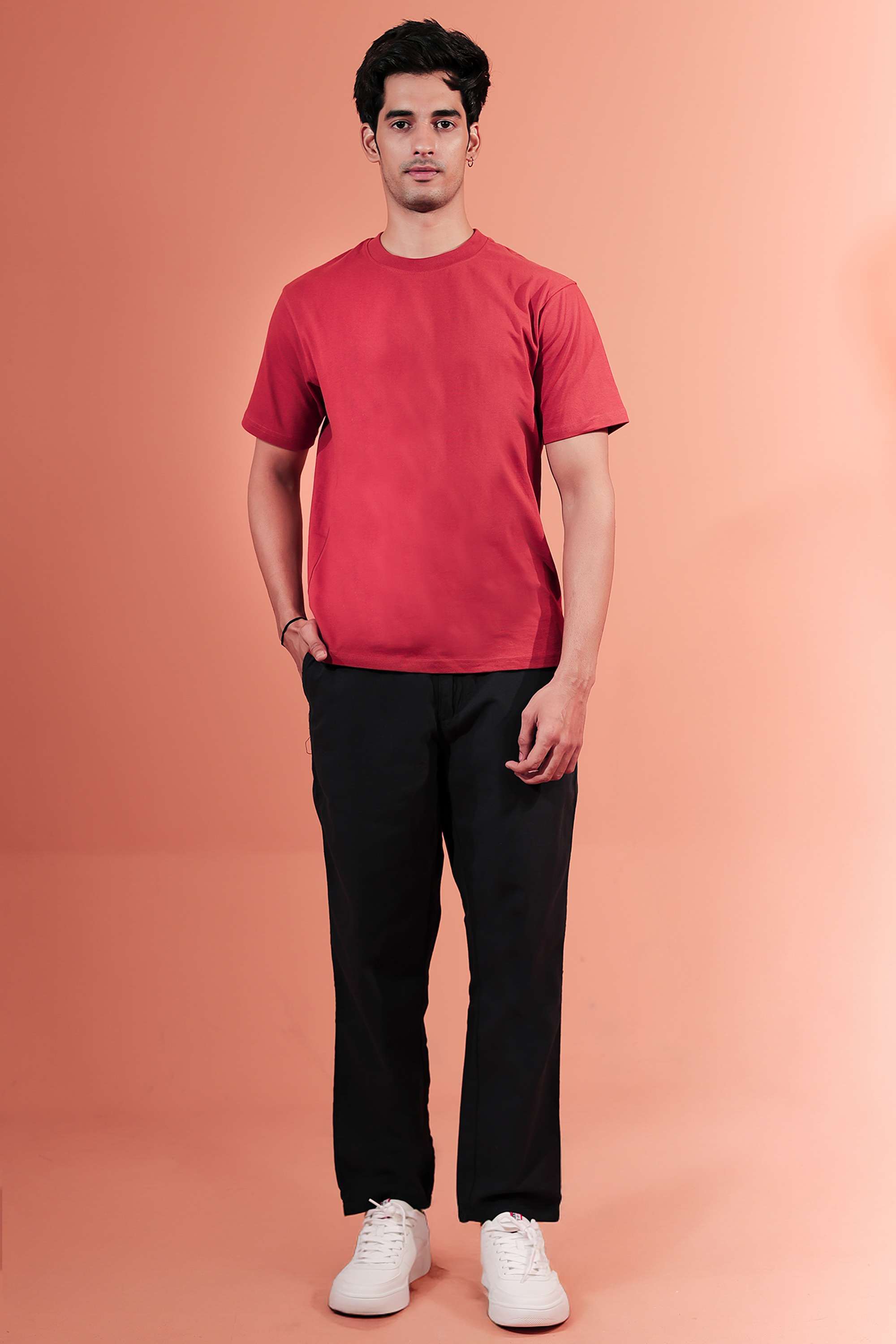 Blended-Fabric-Regular-Fit-Men-Chinos