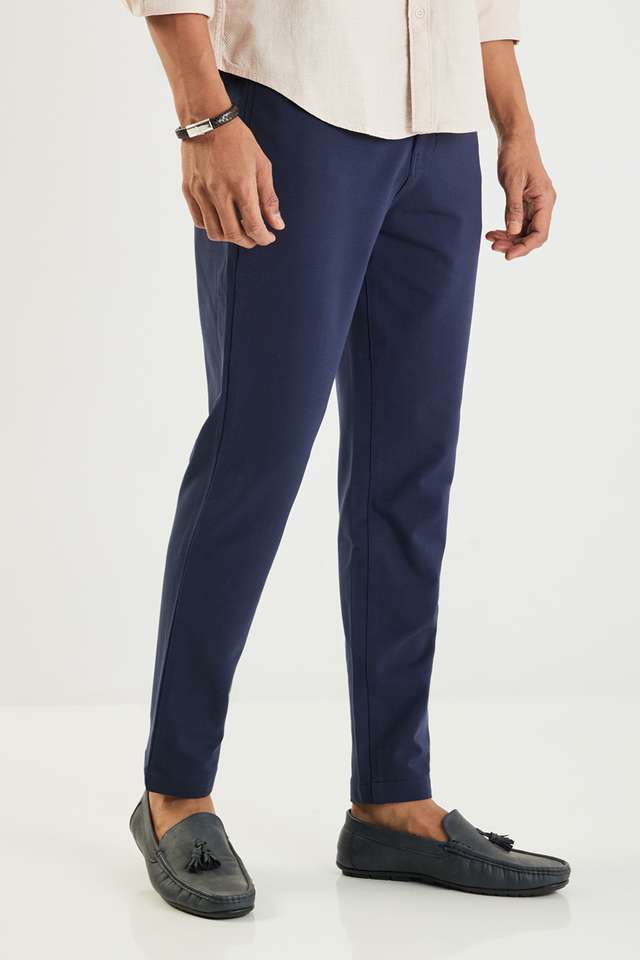 Solid-Cotton-Slim-Fit-Men-s-Casual-Wear-Trousers