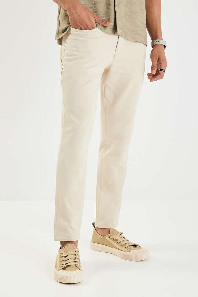 Solid-Cotton-Slim-Fit-Men-s-Casual-Wear-Trousers