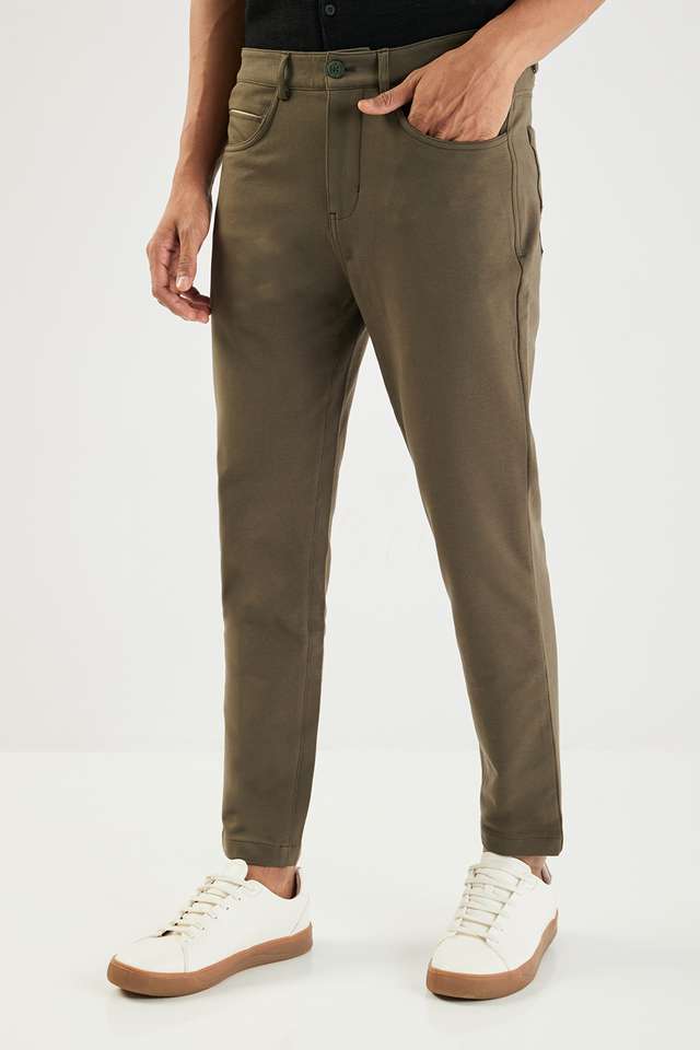 Solid-Cotton-Slim-Fit-Men-s-Casual-Wear-Trousers