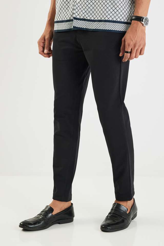 Solid-Cotton-Slim-Fit-Men-s-Casual-Wear-Trousers