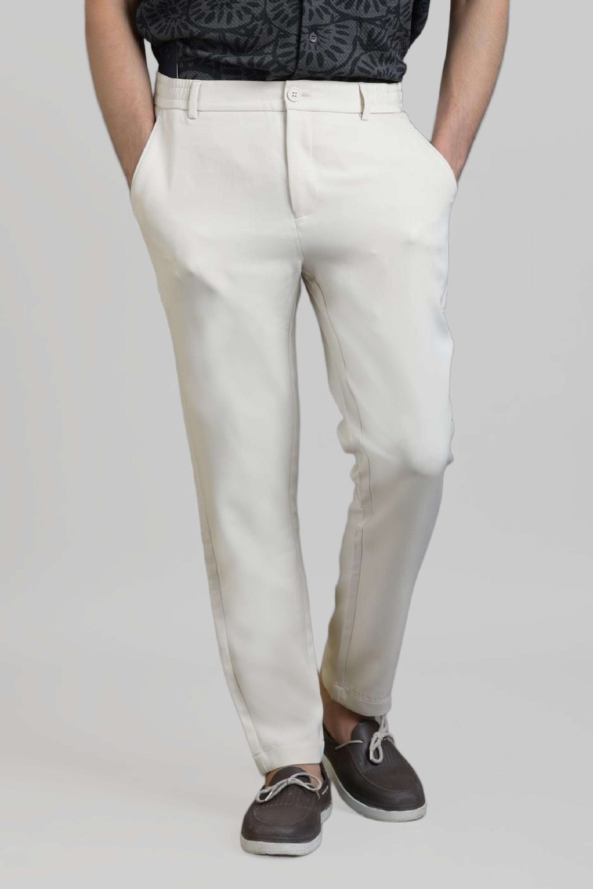 Blended-Fabric-Regular-Fit-Men-Trousers