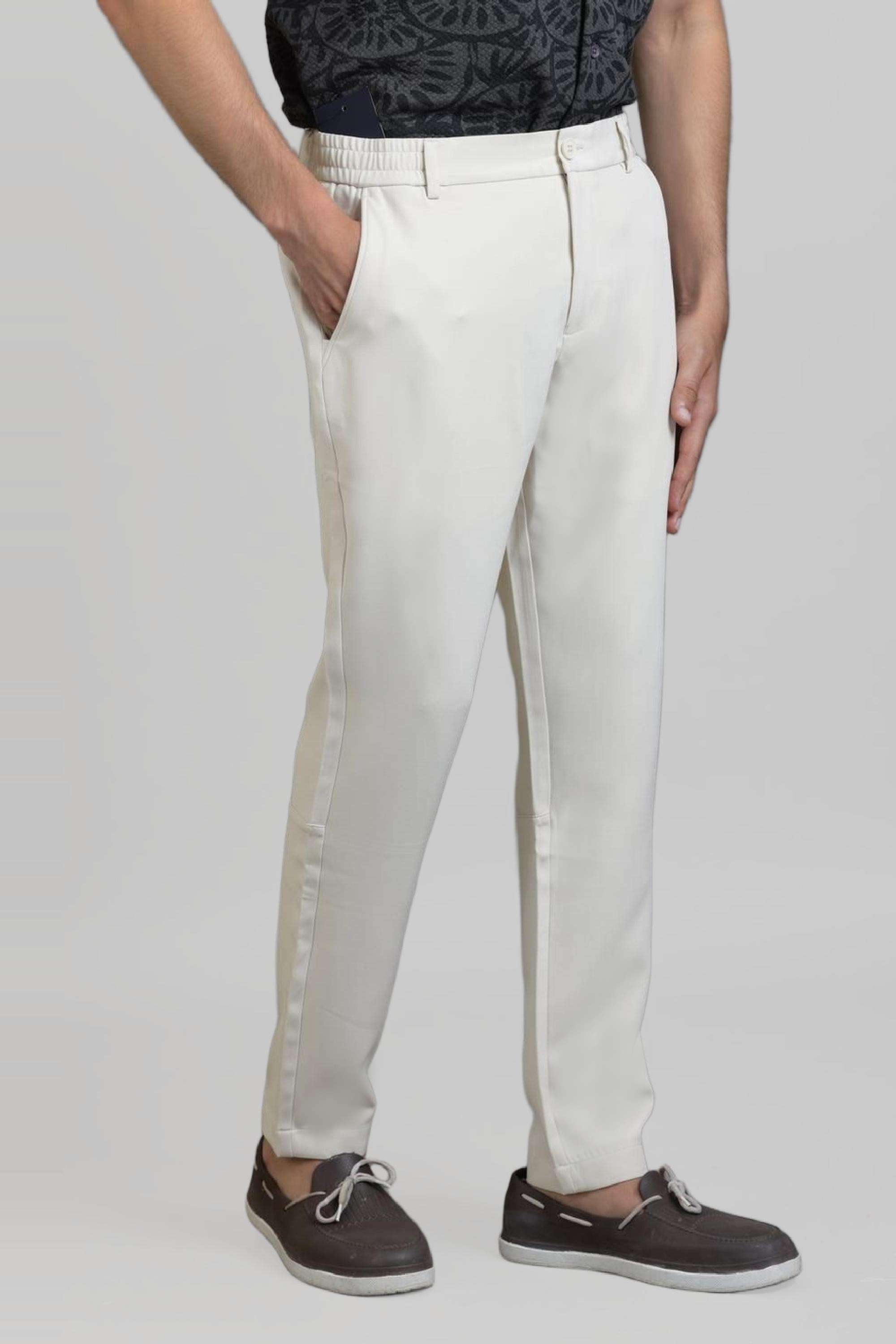 Blended-Fabric-Regular-Fit-Men-Trousers