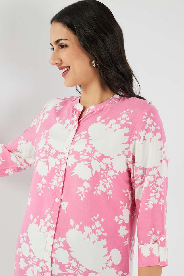 Printed-Rayon-Collared-Women-s-Tunic