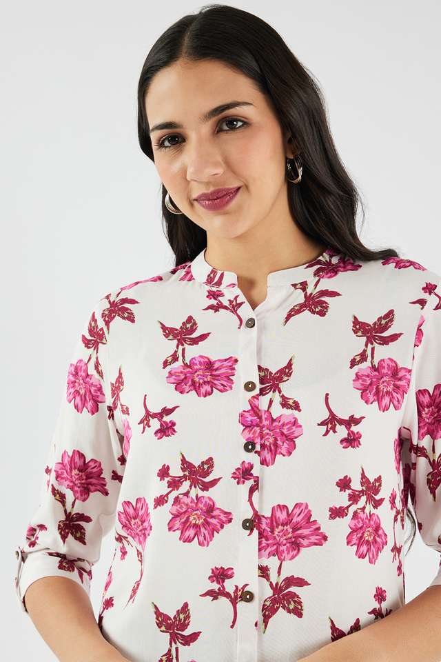 Printed-Rayon-Collared-Women-s-Tunic