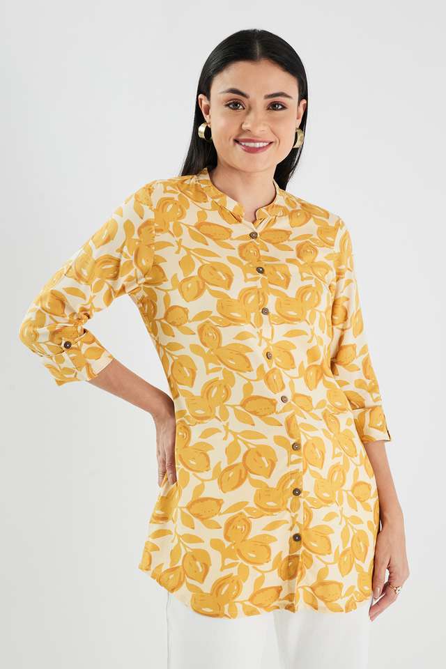 Printed-Rayon-Collared-Women-s-Tunic