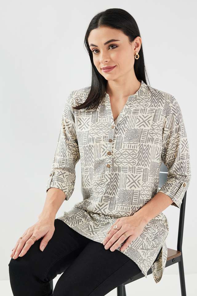 Printed-Viscose-Regular-Fit-Women-s-Tunic
