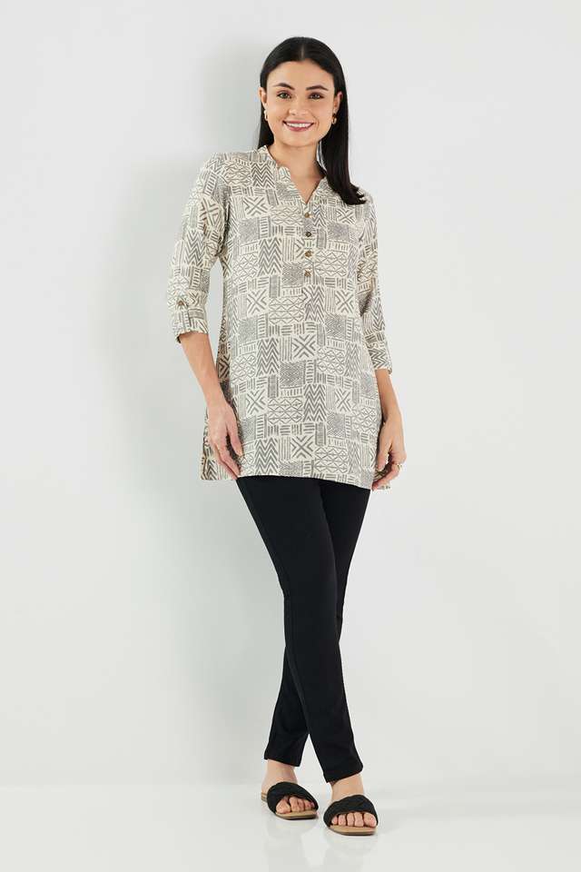 Printed-Viscose-Regular-Fit-Women-s-Tunic