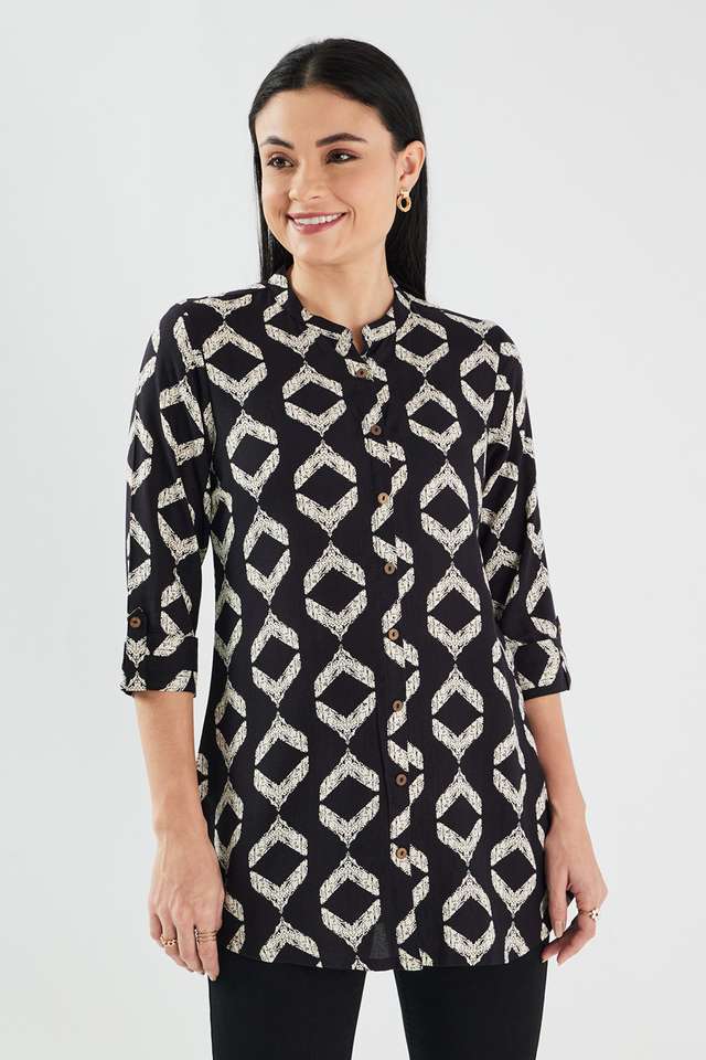 Printed-Viscose-Regular-Fit-Women-s-Tunic