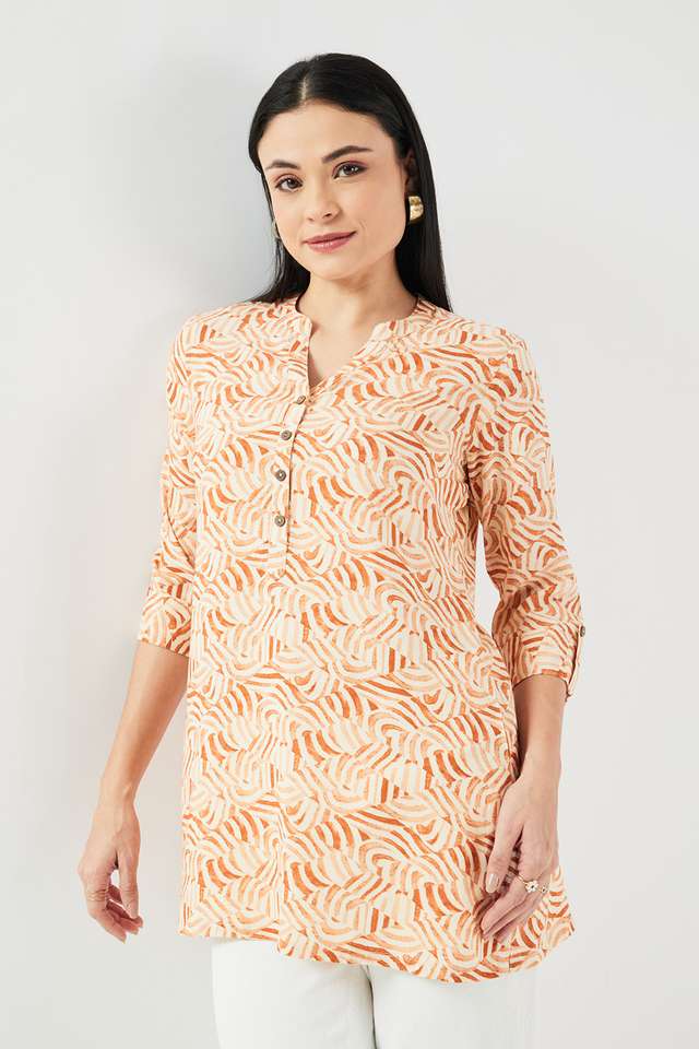 Printed-Viscose-Regular-Fit-Women-s-Tunic