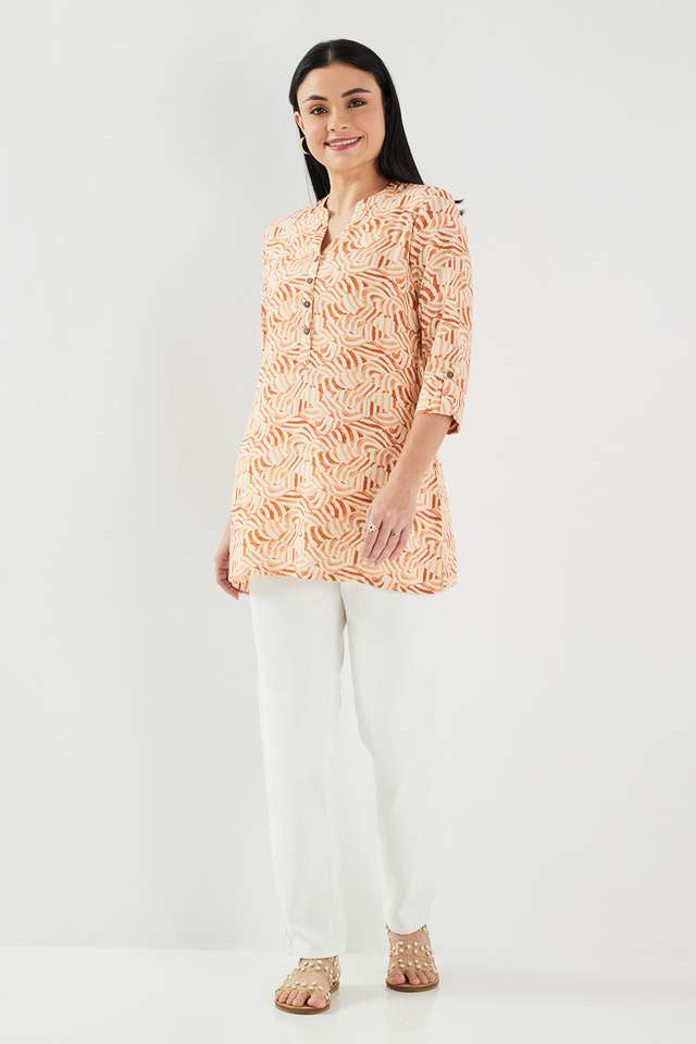 Printed-Viscose-Regular-Fit-Women-s-Tunic