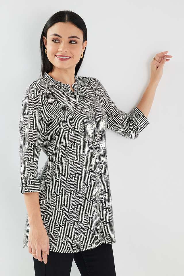 Printed-Viscose-Regular-Fit-Women-s-Tunic