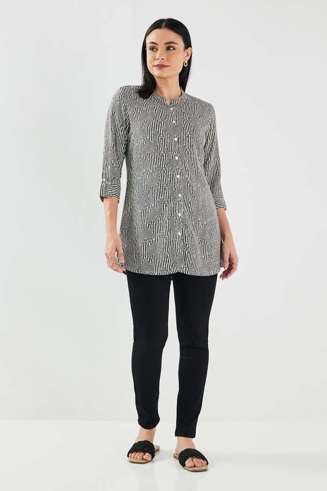 Printed-Viscose-Regular-Fit-Women-s-Tunic