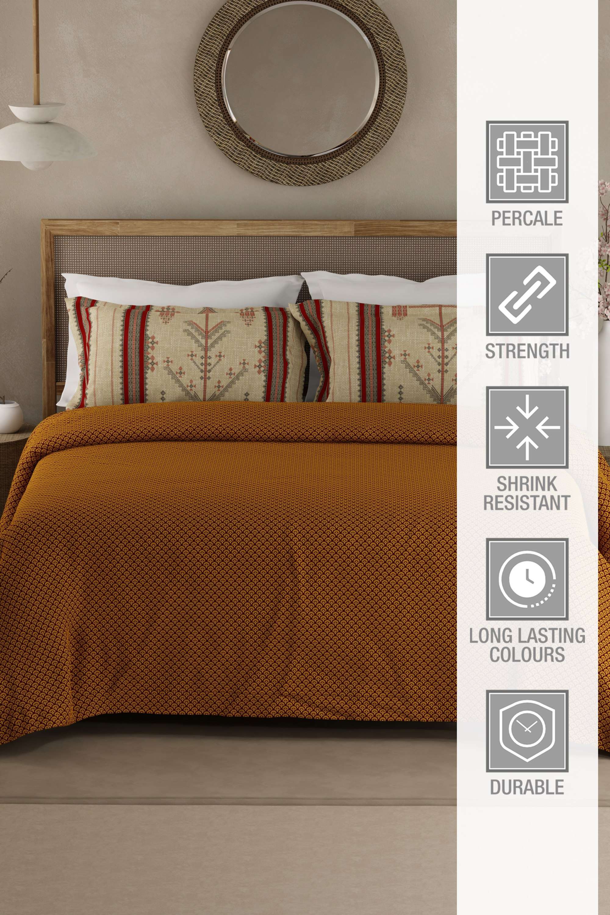 Heritage-Walk-200-TC-Cotton-King-Bedsheets-With-2-Pillow-Covers