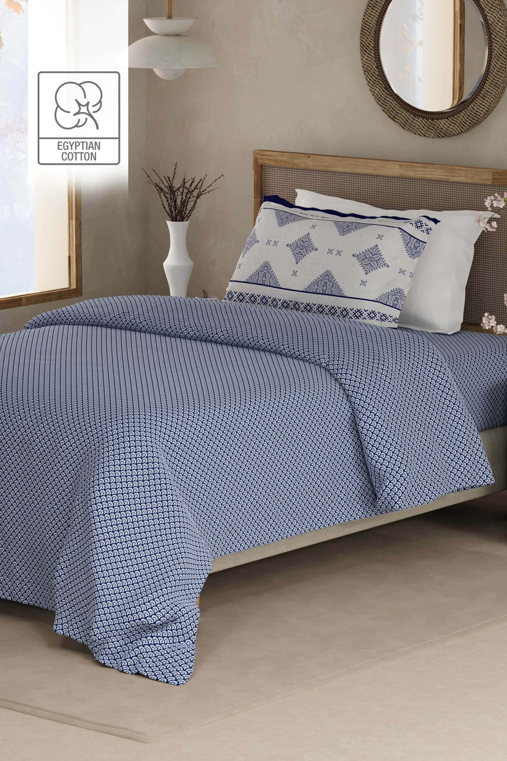 Heritage-Walk-200-TC-Cotton-Single-Bedsheet-With-1-Pillow-Cover