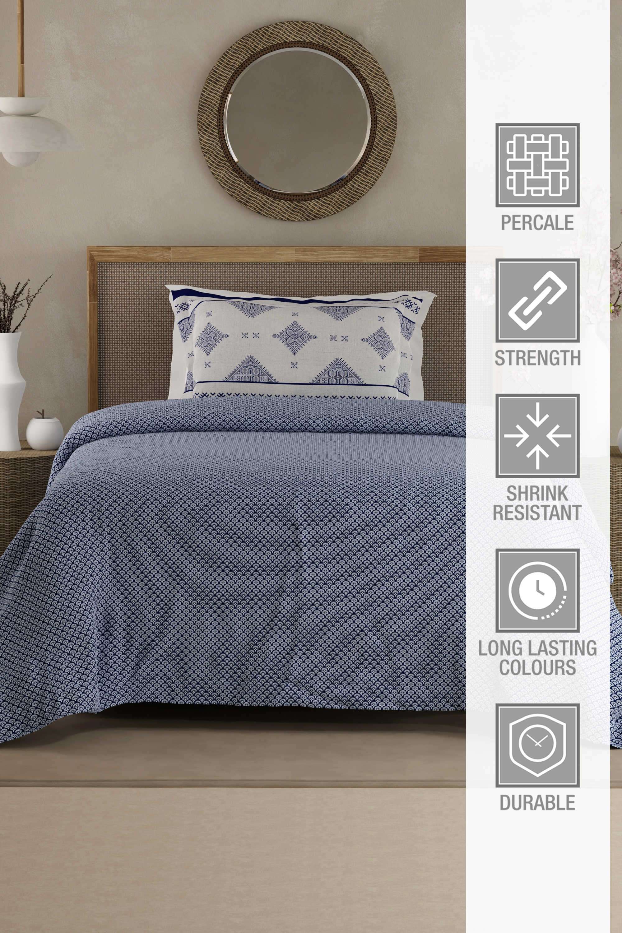 Heritage-Walk-200-TC-Cotton-Single-Bedsheet-With-1-Pillow-Cover