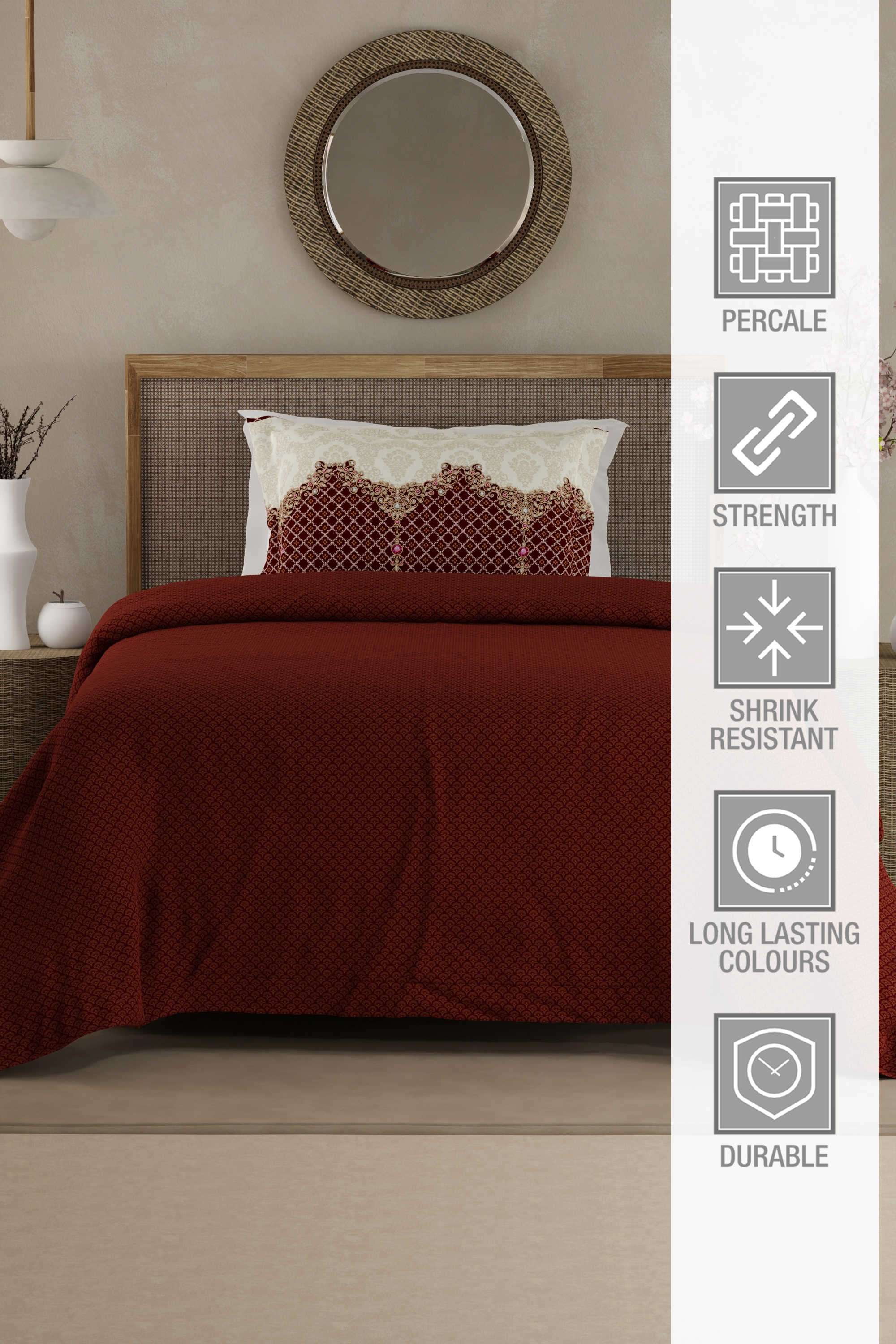 Heritage-Walk-200-TC-Cotton-Single-Bedsheet-With-1-Pillow-Cover