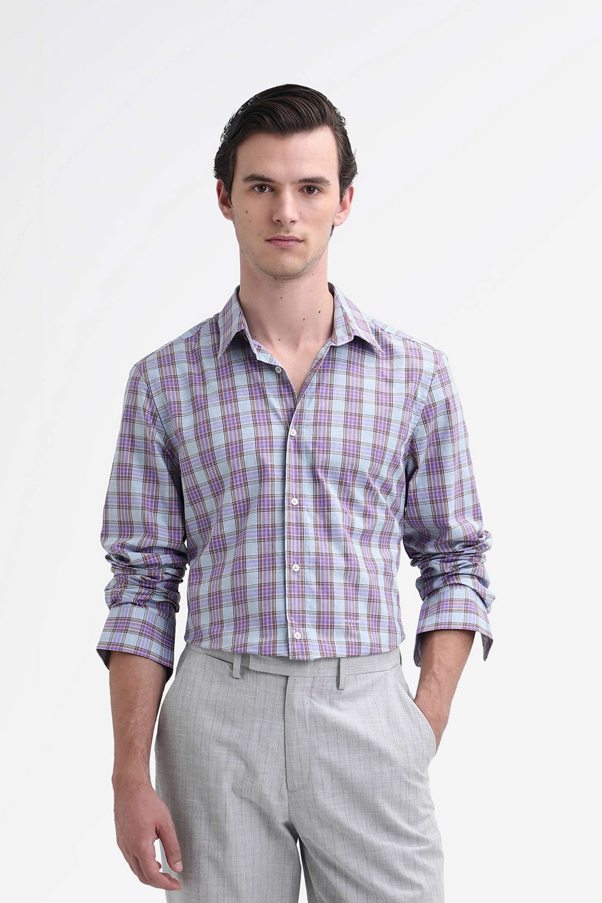Checks-Cotton-Regular-Fit-Men-s-Casual-Shirt