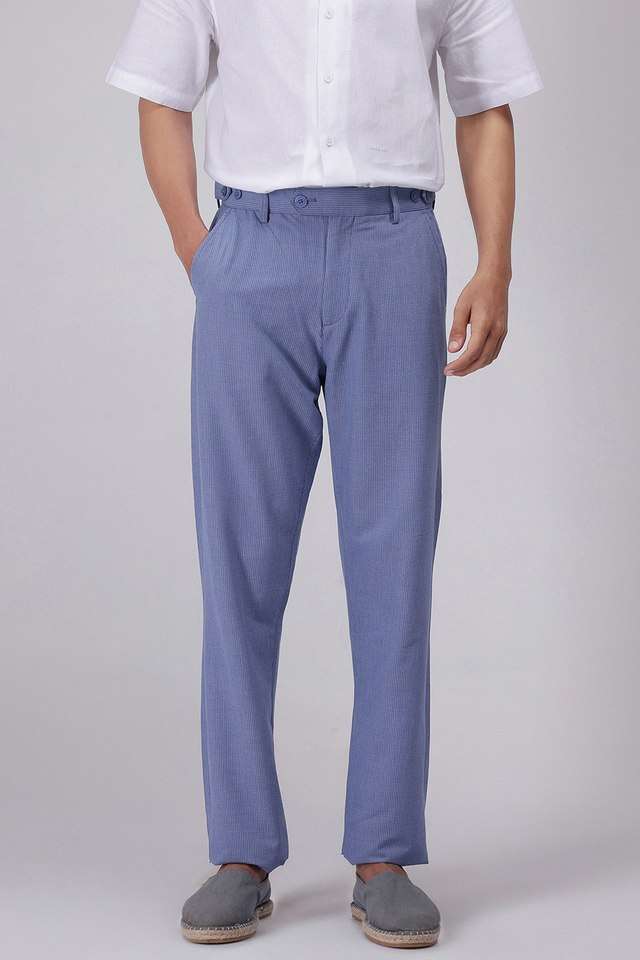 Solid-Cotton-Regular-Fit-Men-Trousers