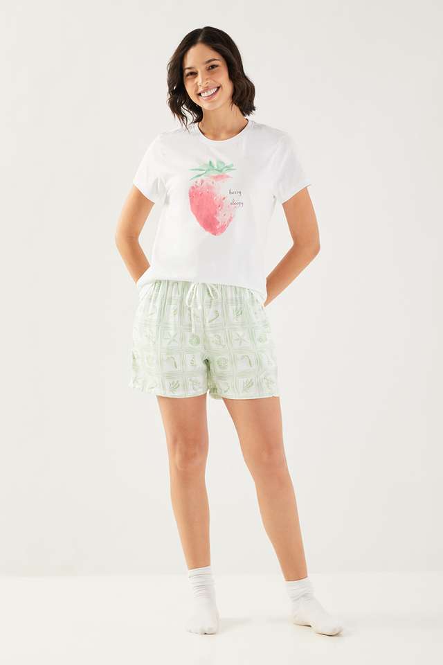 Mid-Thigh-Viscose-Women-s-Casual-Wear-Shorts