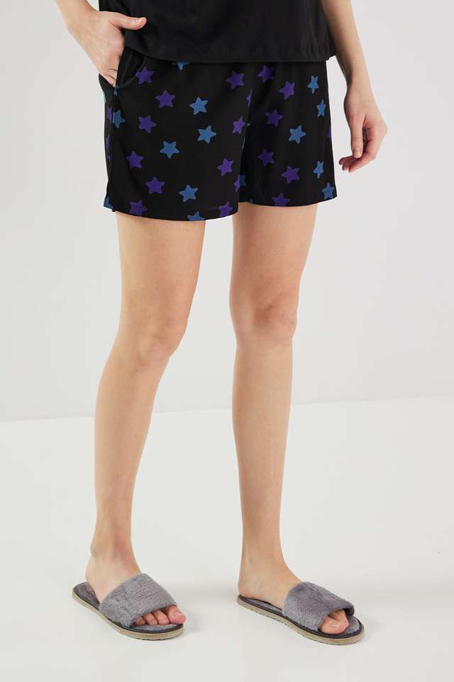 Printed-Viscose-Regular-Fit-Women-s-Shorts