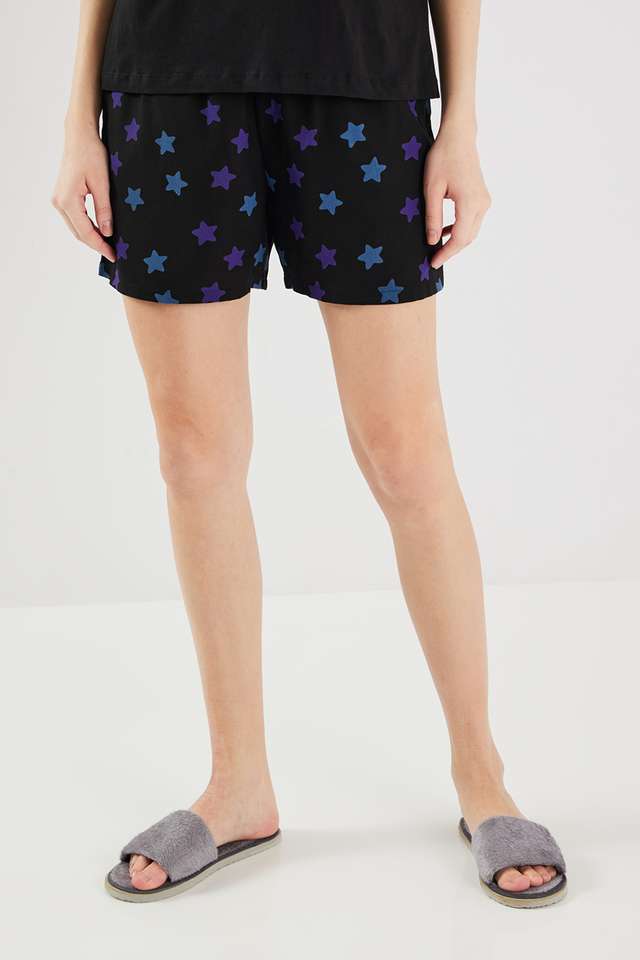 Printed-Viscose-Regular-Fit-Women-s-Shorts