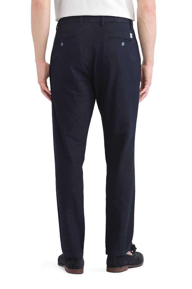 Solid-Cotton-Regular-Fit-Men-s-Casual-Wear-Trousers