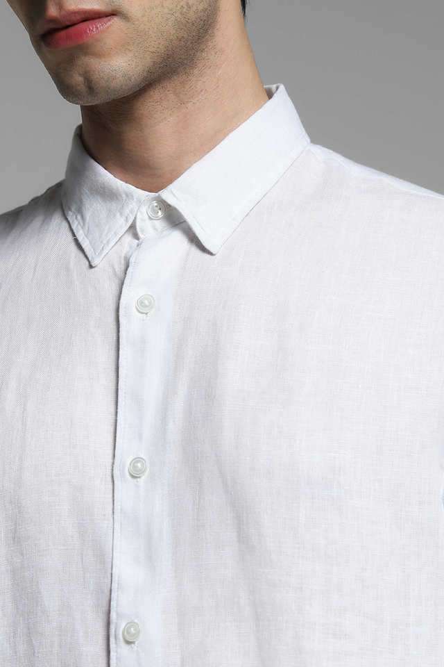 Solid-Linen-Regular-Fit-Men-s-Formal-Wear-Shirt
