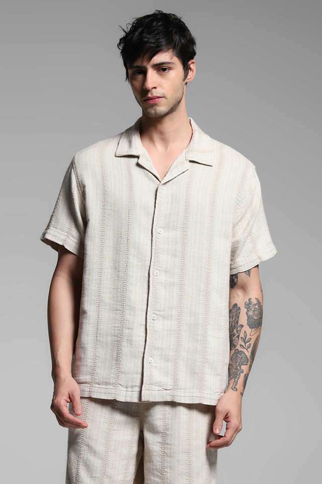 Stripes-Cotton-Regular-Fit-Men-s-Casual-Wear-Shirt