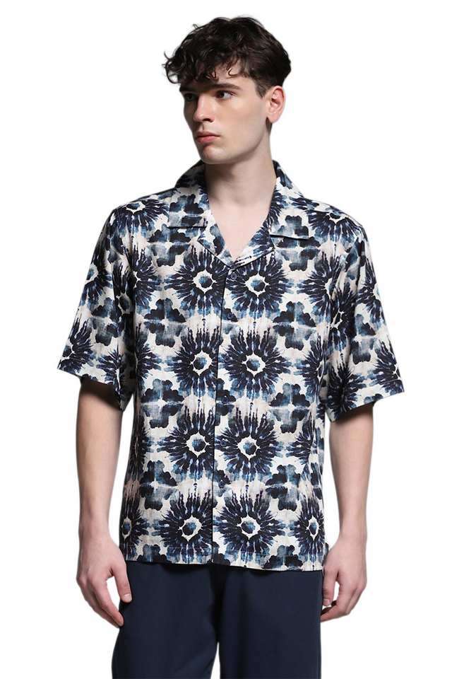 Solid-Viscose-Oversized-Fit-Men-s-Casual-Wear-Shirt