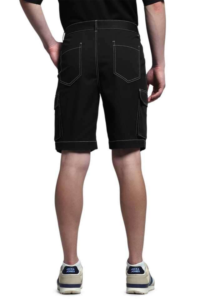 Solid-Cotton-Regular-Fit-Men-s-Shorts