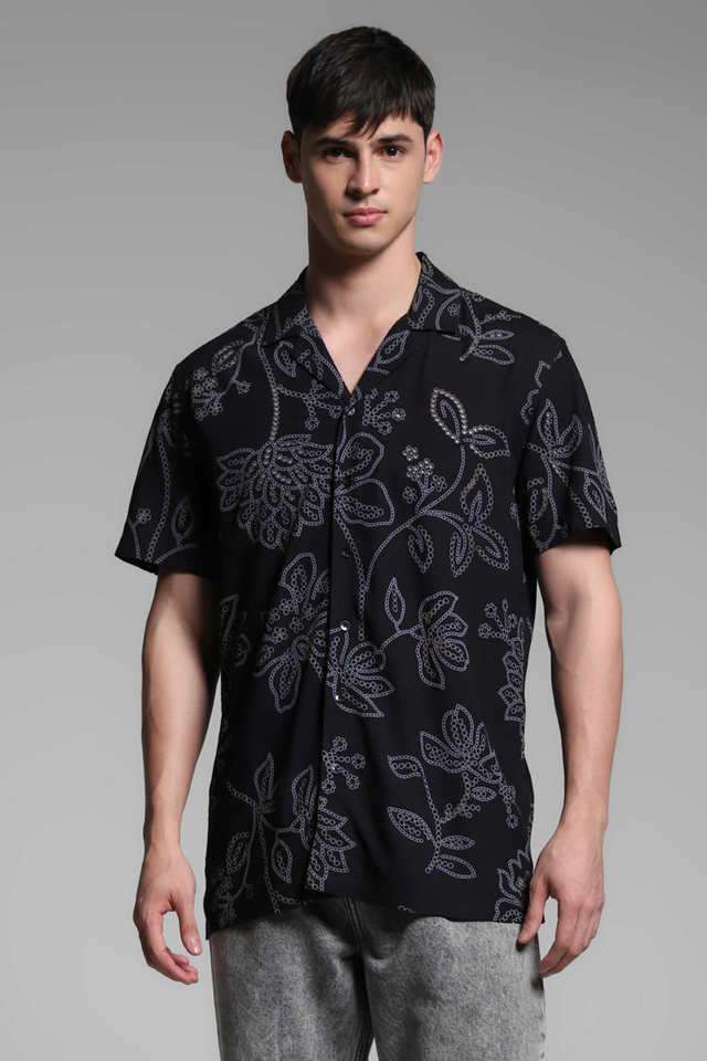 Printed-Viscose-Relaxed-Fit-Men-s-Formal-Wear-Shirt