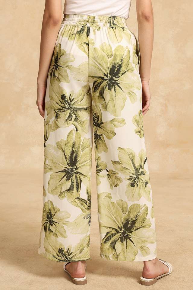 Floral-Polyester-Relaxed-Fit-Women-s-Edna-Pants