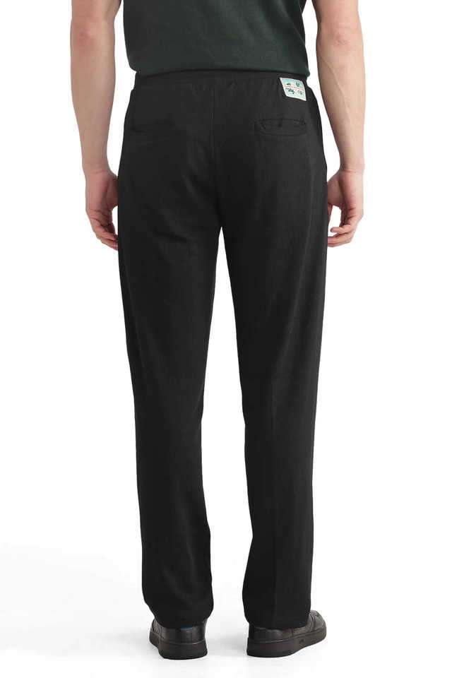 Solid-Cotton-Regular-Fit-Men-s-Casual-Wear-Trousers