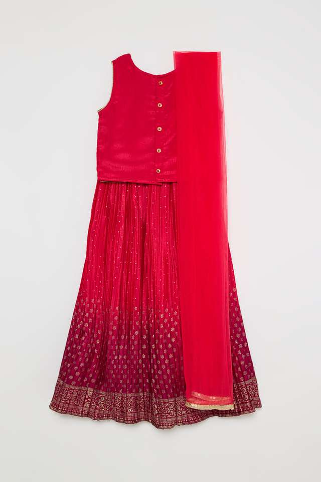 Solid-Blended-Fabric-Girls-Clothing-Set