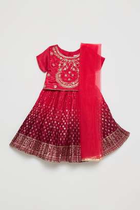 Solid-Blended-Fabric-Girls-Clothing-Set