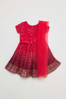 Solid-Blended-Fabric-Girls-Clothing-Set