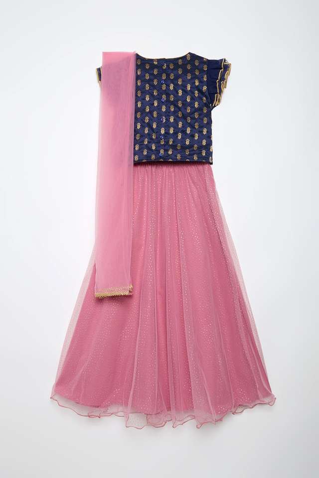 Solid-Blended-Fabric-Girls-Clothing-Set